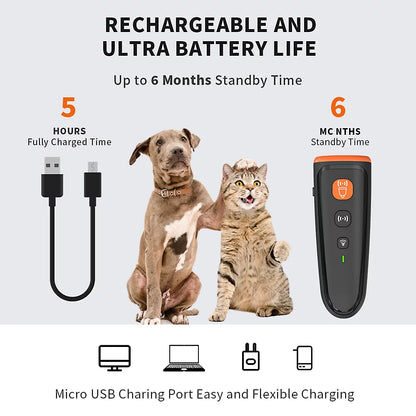 Ultrasonic anti Barking Device, Handheld Dog Bark Deterrent Device Stops Bad Behavior, Alternative to Painful Dog Shock Collar