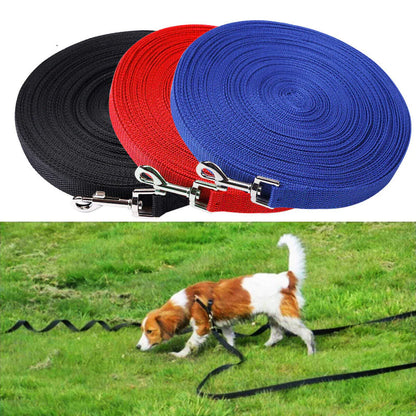 Dog Leash Long Obedience Recall Foot Feet Training Lead 6/15/23/33/50/100 FT