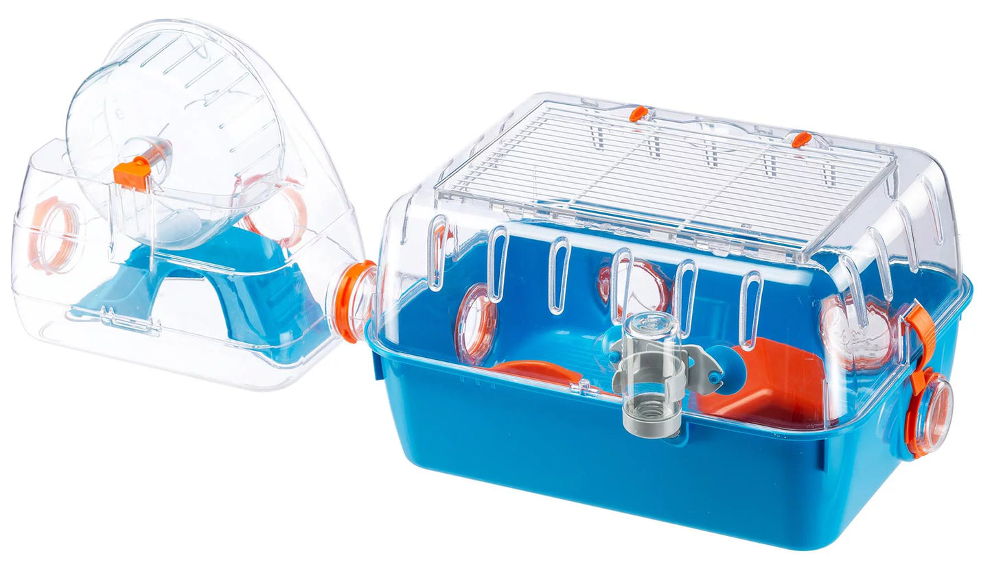 Combi 2 Starter Hamster Cage | Includes Accessories | 31.3L X 11.61W X 10.35H Inches, Blue