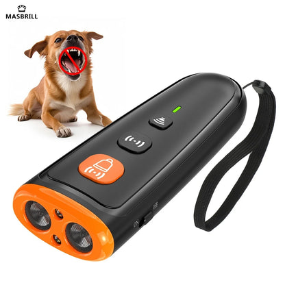 Ultrasonic anti Barking Device, Handheld Dog Bark Deterrent Device Stops Bad Behavior, Alternative to Painful Dog Shock Collar