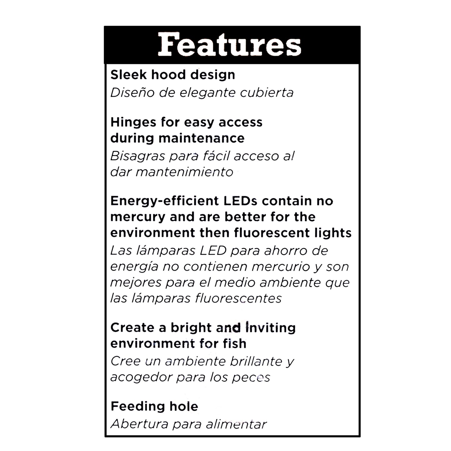 Fish Tank Hood with LED Light, 24" X 12", for Most 20 Gallon Tanks