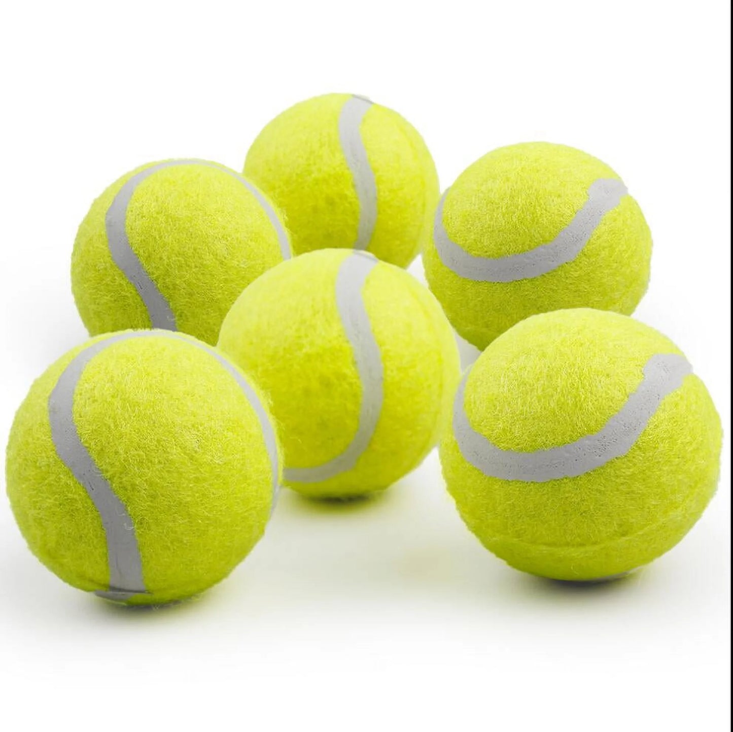 Dog Tennis Ball Toy, 6Pcs Fetch Balls for Puppy to Small Dogs (2-Inch AFP Mini Automatic Ball Launcher Refills)