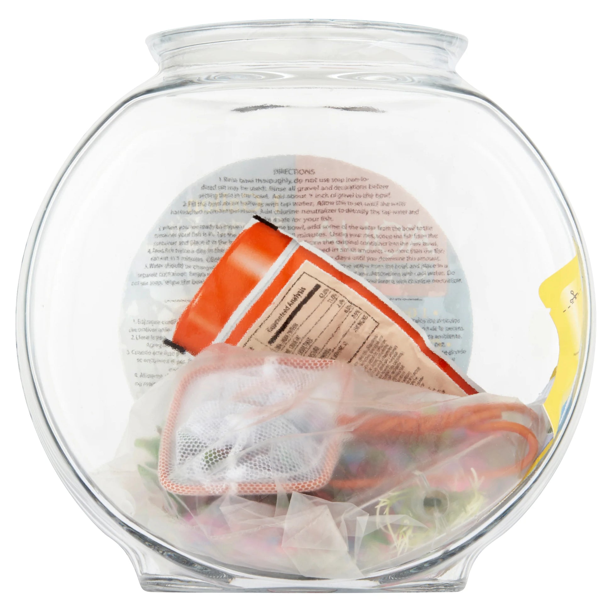 Glass Fish Bowl with Starter Kit, 1 Gallon