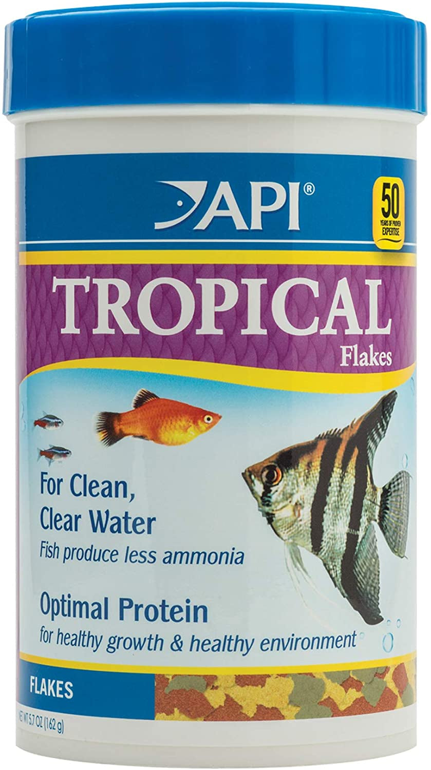 TROPICAL FLAKES Fish Food 5.7-Ounce Container