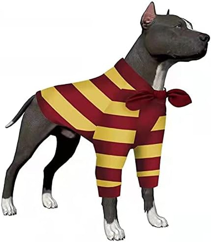 Dog T-Shirt for Large Big Dog Shirt/Stripe Lightweight 2-Leg Dog Tee Shirts/Dog Sun Protection Shirt, Pullover Pet Anxiety Relief